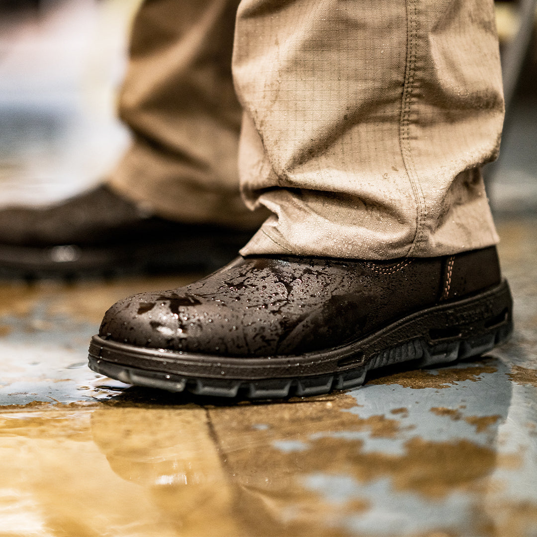 steel toe dress boots Florsheim Loedin Steel Toe Work Boot | Men's | Black | Size 10